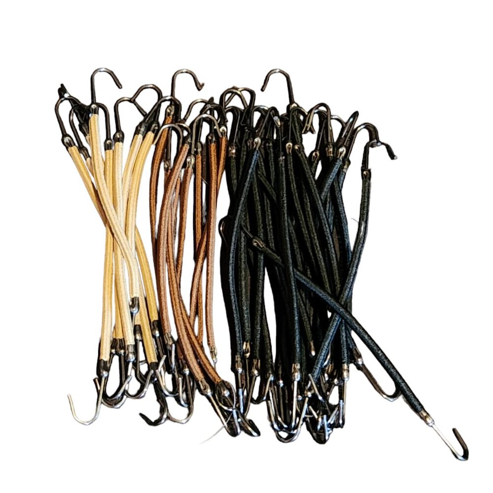 Brand New Ponytail Hooks Hair Clips Elastic Hair Ties - Black, Brown, & Blonde